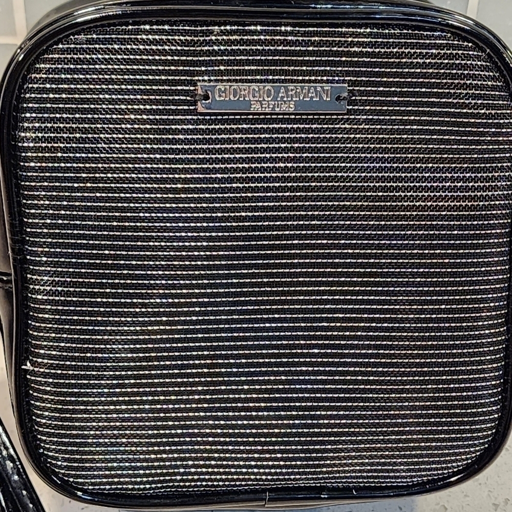Giorgio Armani makeup pouch cosmetic case travel bag organizer - Picture 7 of 11